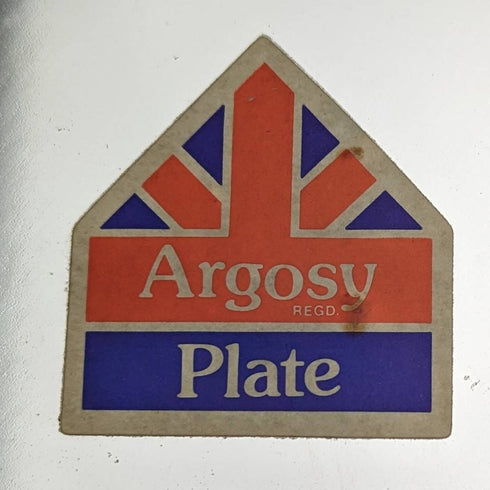 British Vintage Chrome Plate Tray Locomotive Design Diameter 30cm